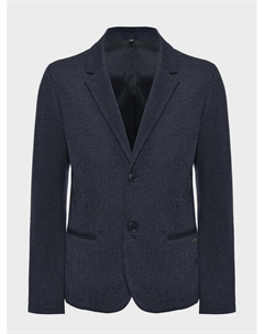 Однобортный пиджак, синий Emporio armani