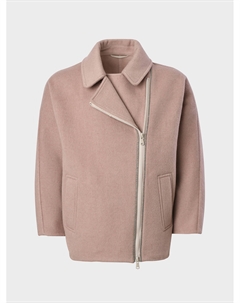 Пальто с косой молнией Brunello cucinelli