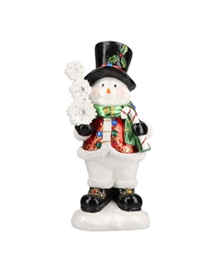 Фигурка Снеговик, LED 23,5x17,5x52 см Timstor