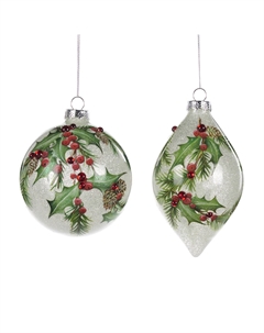 Шар 3D узор из ягод, 11 см, 2 вида Goodwill