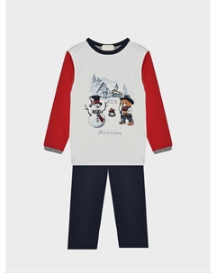 Пижама с принтом "снеговик" Story loris