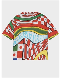 Футболка с принтом "Carretto" Dolce&gabbana