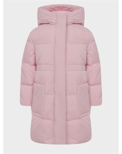 Стеганое пальто-пуховик, розовое Monnalisa