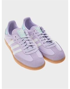 Кеды замшевые Samba OG J, сиреневые Adidas