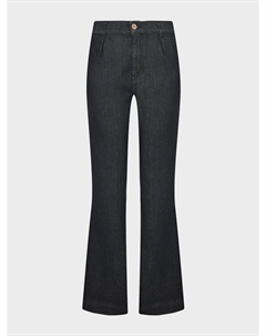 Черные джинсы клеш для беременных Cache coeur