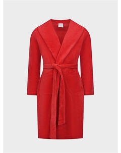 Красный халат с капюшоном Amiki