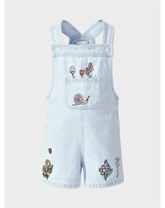 Джинсовый комбинезон с вышивкой Stella mccartney