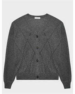 Кашемировый кардиган с отделкой из бисера Brunello cucinelli