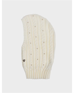 Шлем с вязкой "косы", белый Il trenino