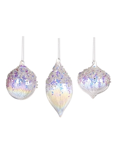 Шар "PEARL", 8см, белый Goodwill