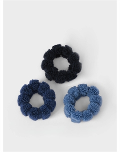 Набор резинок для волос, цвет синий, 3 шт Tais