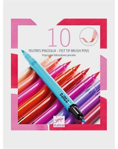 Фломастеры двухсторонние 10 шт Djeco