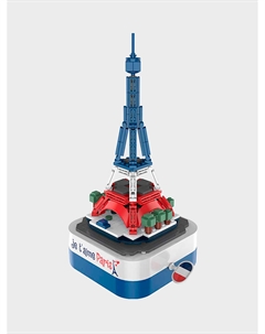 Конструктор "Музыкальная шкатулка с Эйфелевой башней" Jaki