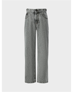 Джинсы прямого кроя, серые Brunello cucinelli