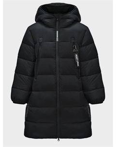 Стеганое пальто-пуховик, черное Montereggi