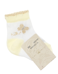 Носки с декором "бабочка", розовые Story loris