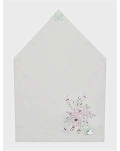 Косынка с принтом "Розовые цветы" Il trenino