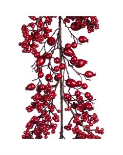Гирлянда Зимние ягоды, красный, 150 см Goodwill
