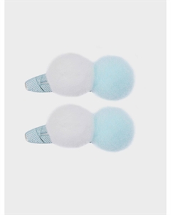 Набор голубых заколок клик клак шарики, 2 шт Rena chris