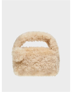 Сумка меховая на короткой ручке Il gufo