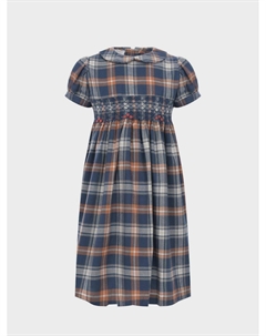 Платье в клетку с вышивкой Mariella ferrari
