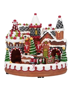 Новогодний сувенир "Рождественская конфетная деревня" Timstor