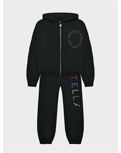 Спортивный костюм с разноцветным лого Stella mccartney