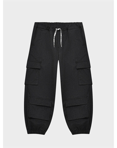 Брюки-карго с брендированным шнурком Msgm