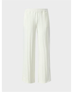 Брюки вязаные, белые Brunello cucinelli