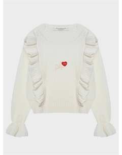 Джемпер с рюшами, белый Philosophy di lorenzo serafini