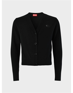 Кардиган с лого в тон, черный Diesel