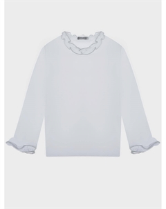 Белая толстовка с рюшами Il gufo