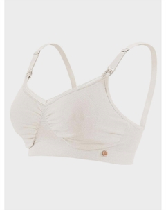 Бесшовный бюстгальтер молочного цвета для кормления Cache coeur