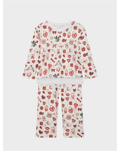 Пижама с принтом "рождественские сладости" Amiki