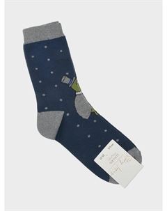 Темно-синие носки в горошек Story loris