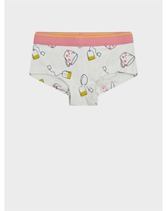 Трусы-шортики с принтом "чай" Sanetta