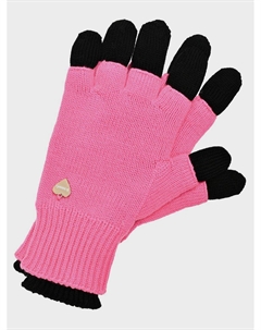 Шерстяные перчатки, розовые Il trenino
