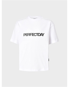 Футболка с принтом "perfectday" Aspesi