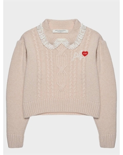 Джемпер с кружевом на воротнике Philosophy di lorenzo serafini