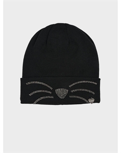 Черная шапка со стразами Il trenino