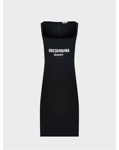Платье эластичное с принтом Dolce&gabbana