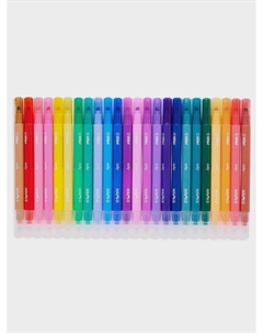 Набор двусторонних меняющих цвет фломастеров, 24 шт Ooly