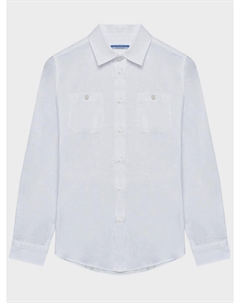 Рубашка льняная с нагрудными карманами Jacob cohen