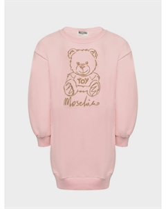 Платье-толстовка с принтом "медвежонок" Moschino