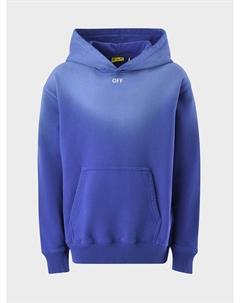 Толстовка-худи с лого, фиолетовая Off-white