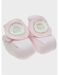 Вязаные пинетки, розовые Marlu
