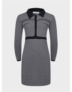 Серое вязаное платье Ella.b.