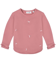 Свитшот с цветочной вышивкой Sanetta