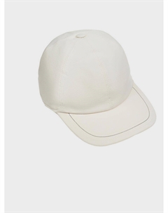 Кепка с отделкой монилью, белая Panicale