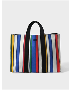 Сумка в разноцветную полоску Msgm
